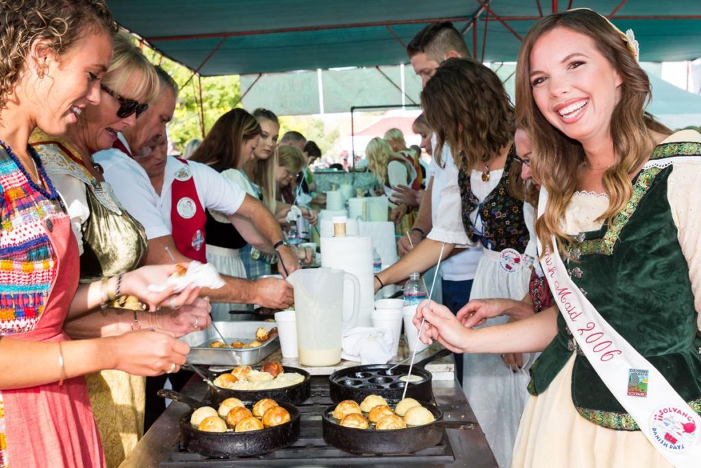 Aebleskiver Breakfasts at Solvang Danish Days festival